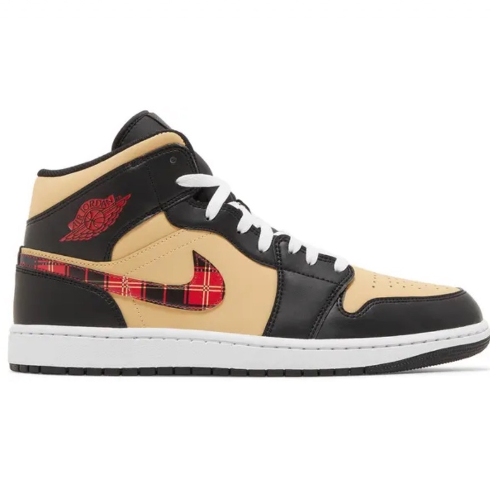 Men’s Jordan 1s Tartan Swoosh